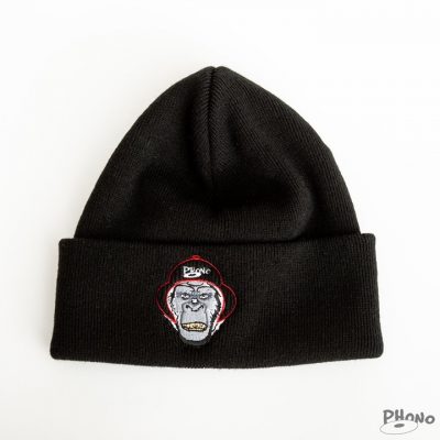 Phono-Tuque-Gorille-Noir